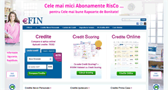 Desktop Screenshot of efin.ro