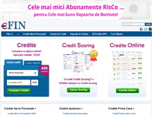 Tablet Screenshot of efin.ro